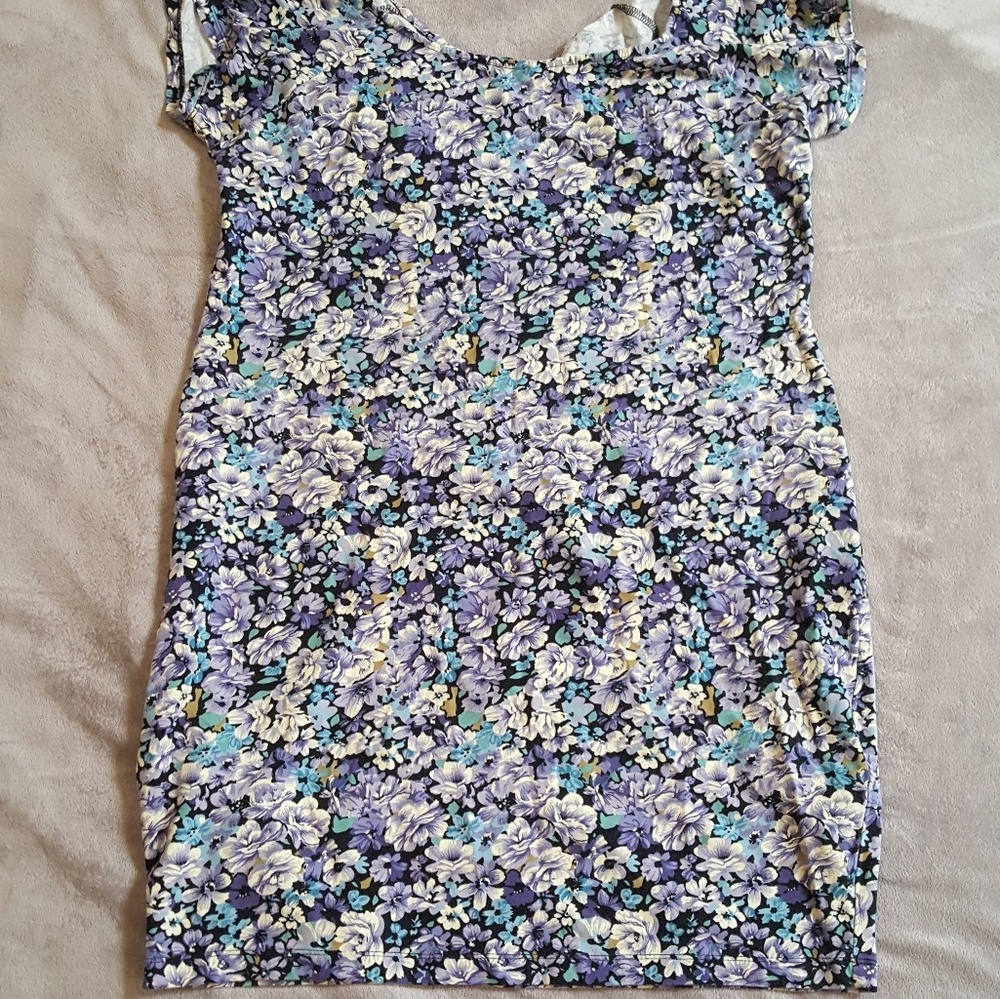 Floral bodycon dress